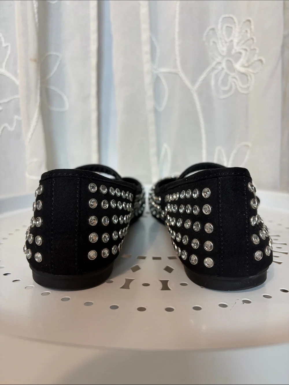 Madden NYC  NWOT Studded Black Mary Jane Flats